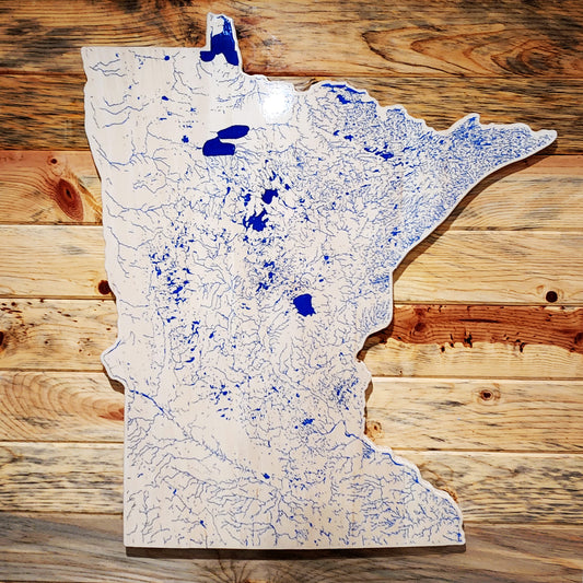 Lakes and Rivers of Minnesota Placque