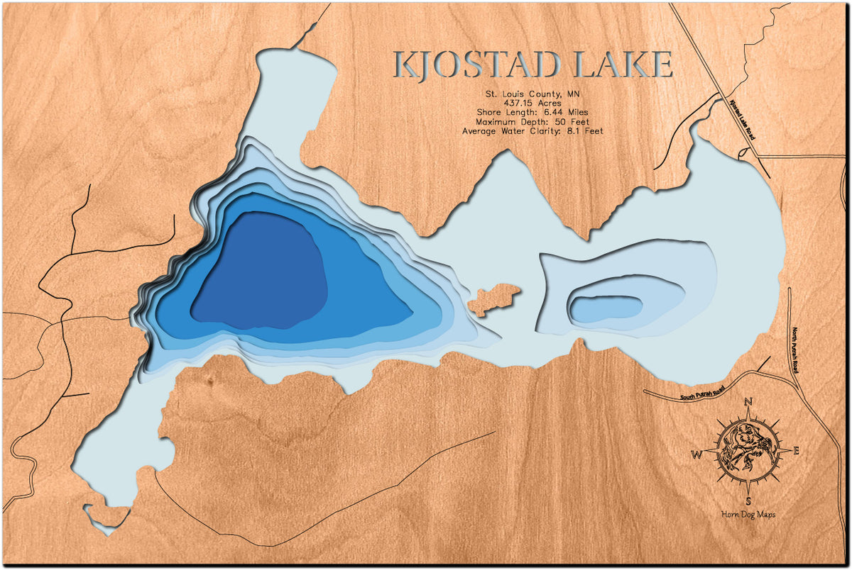 Kjostad Lake in St. Louis County, MN