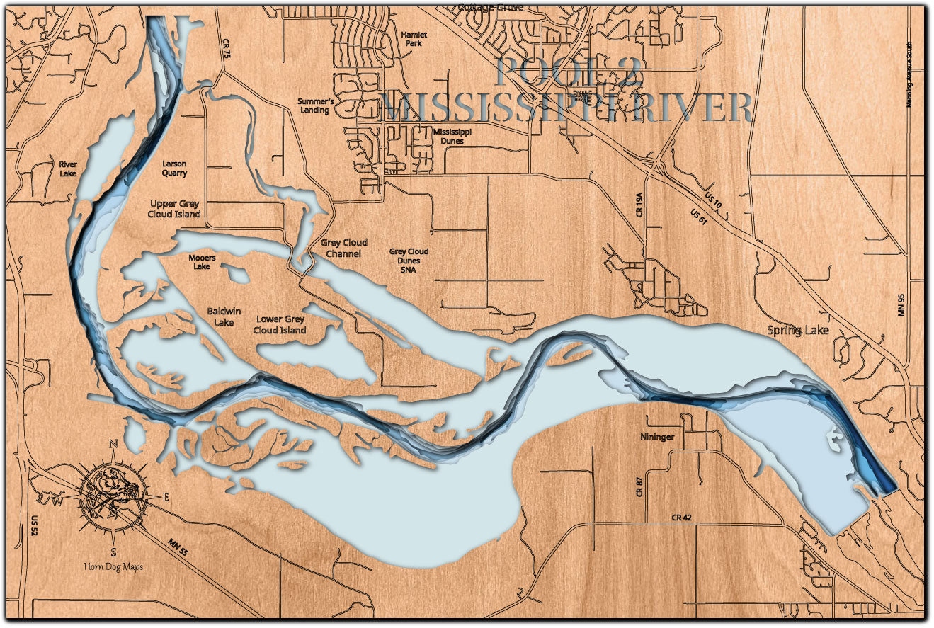 Mississippi River Depth Maps