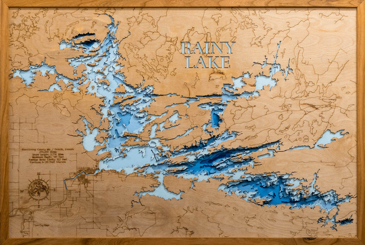 Rainy Lake in St. Louis County, MN and Ontario, Canada