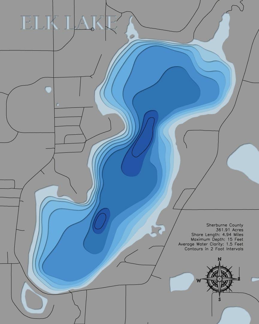Elk (Sherburne) horndogmaps