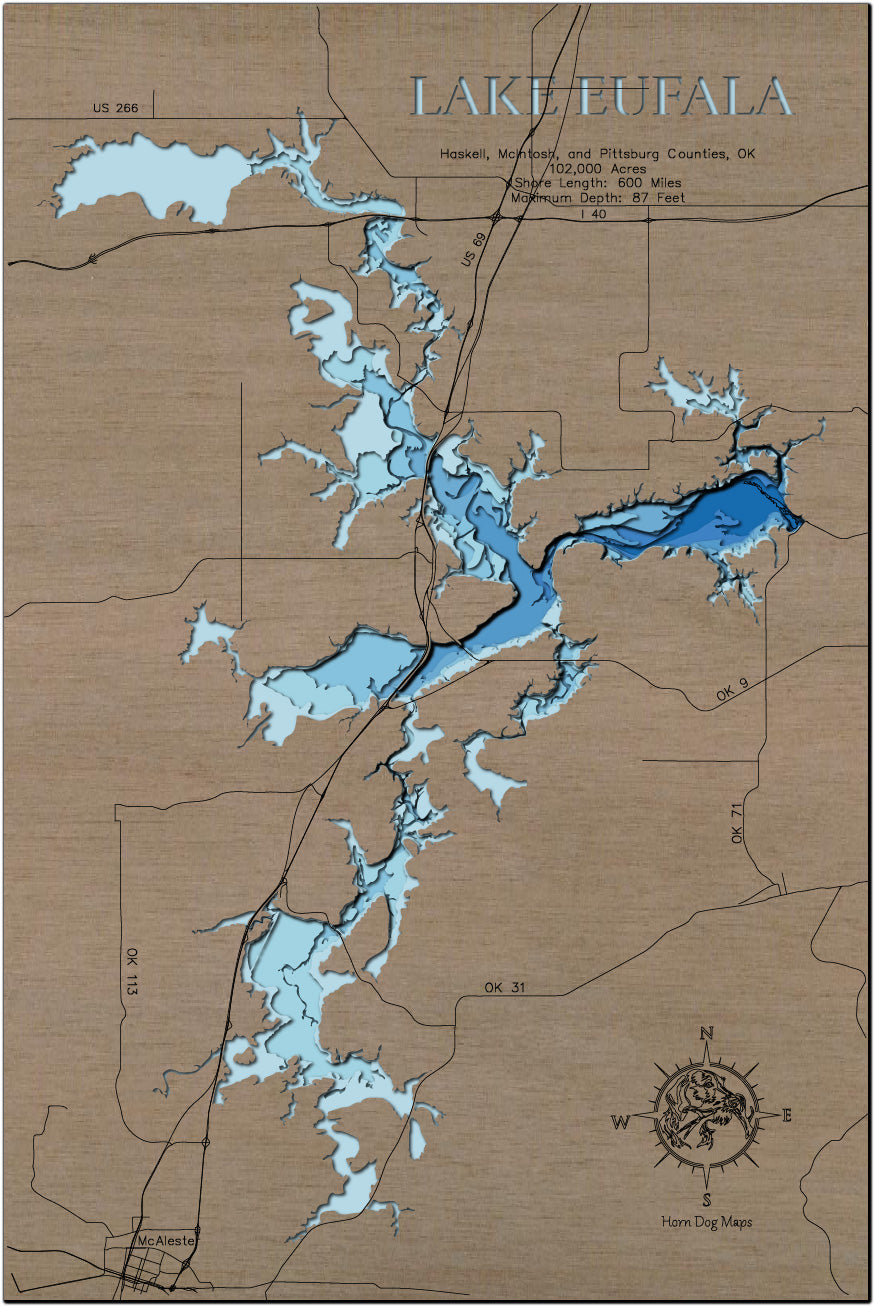 Lake Eufala In Oklahoma
