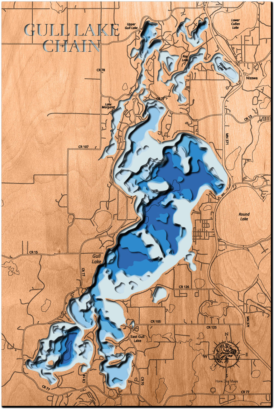 Gull Lake Chain in Cass County, MN