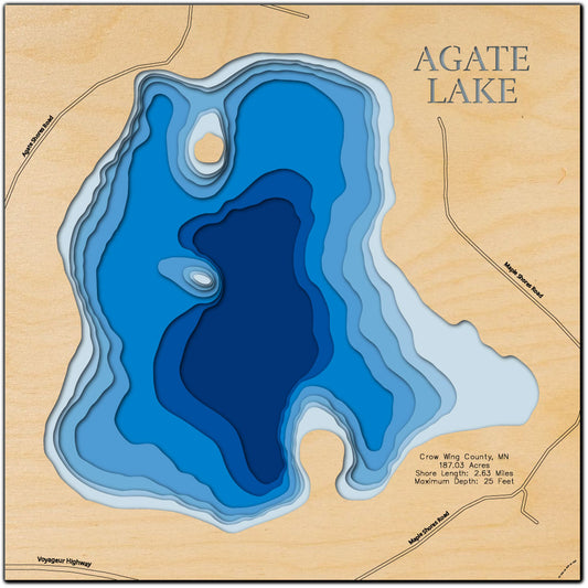 Agate Lake in Crow Wing County, MN