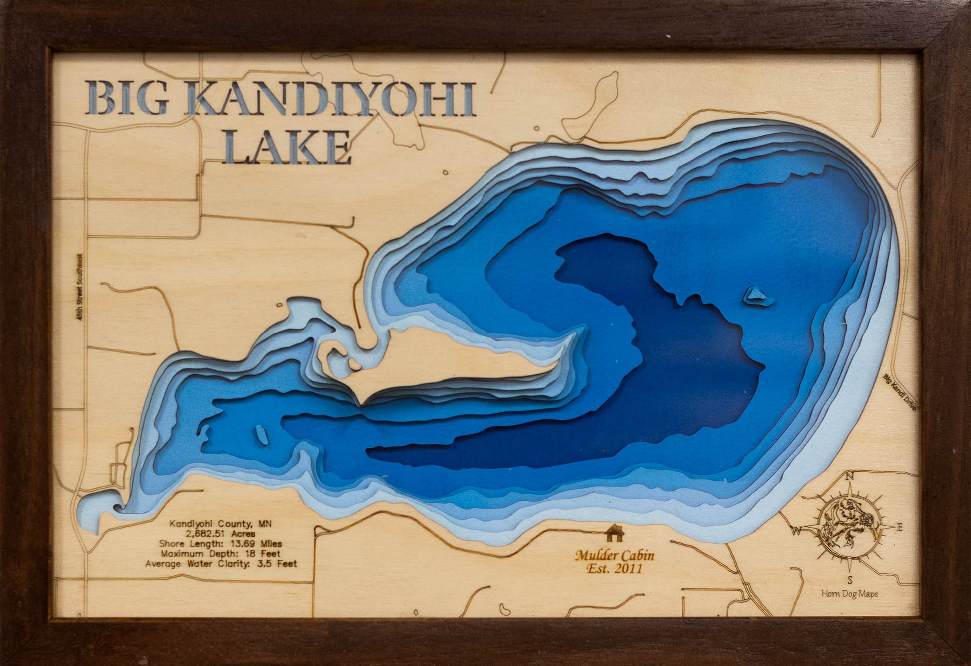 Big Kandiyohi Lake in Kandiyohi County, MN