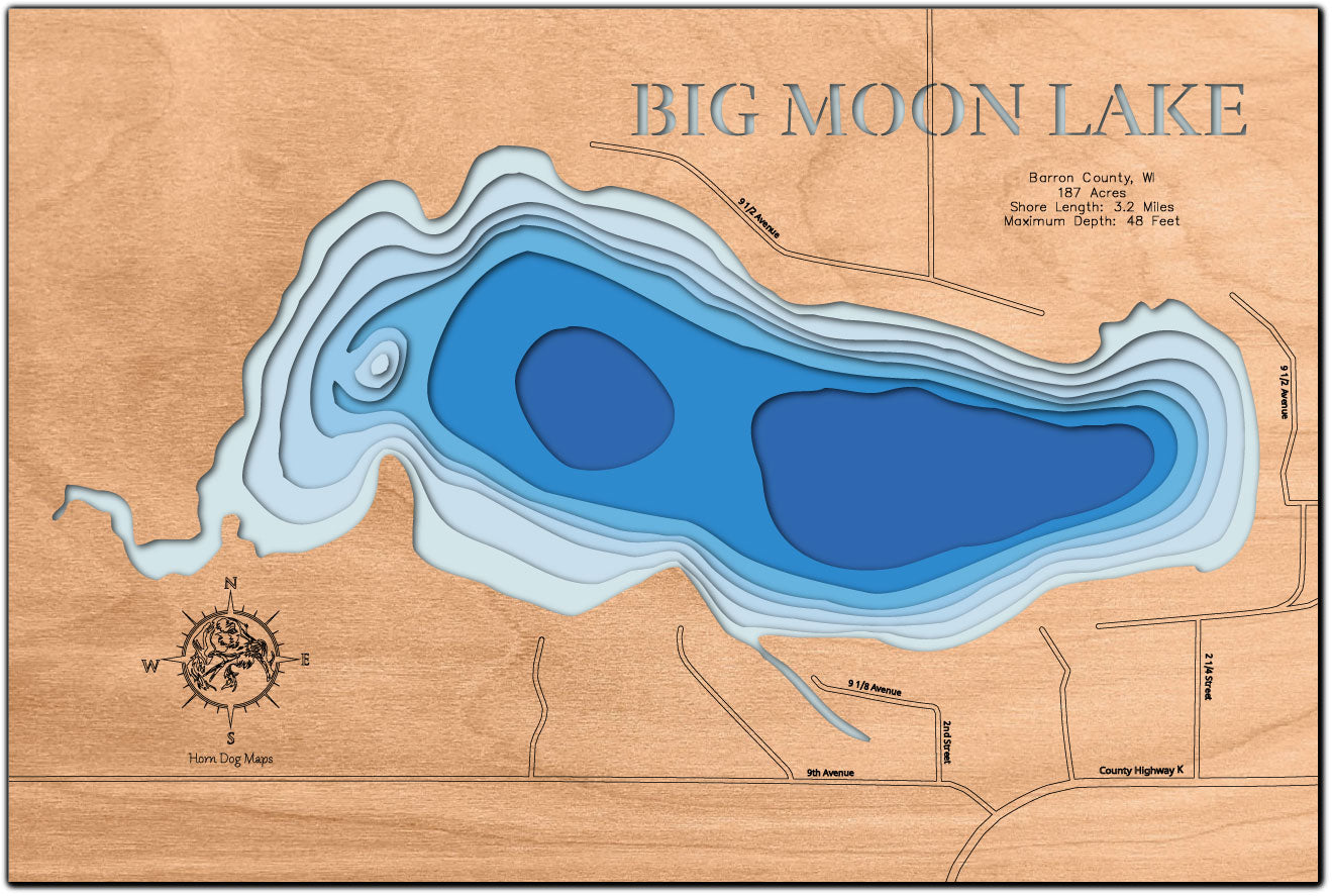 Big Moon Lake in Barron County, WI