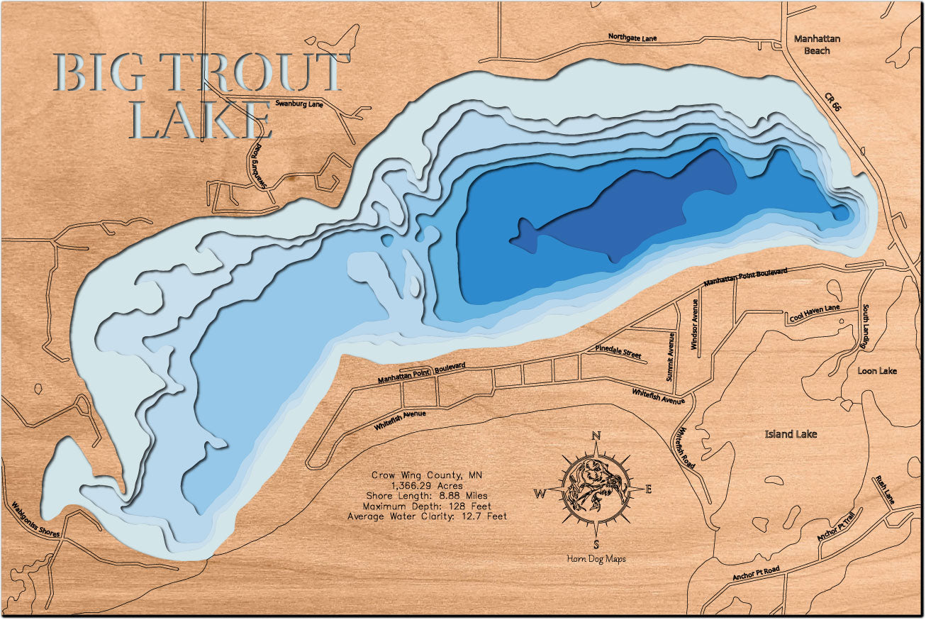 Big Trout Lake in Crow Wing County, MN