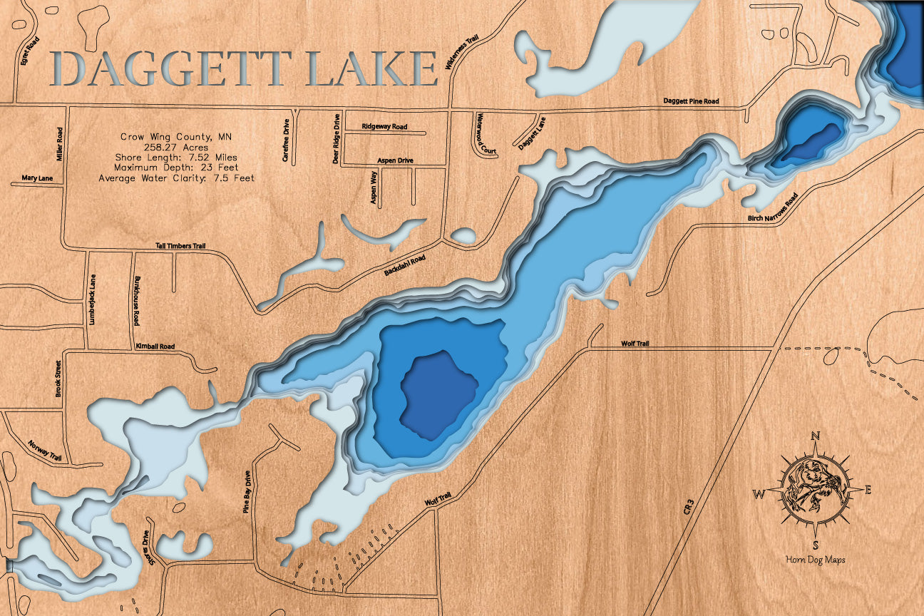 Daggett Lake in Crow Wing County, MN