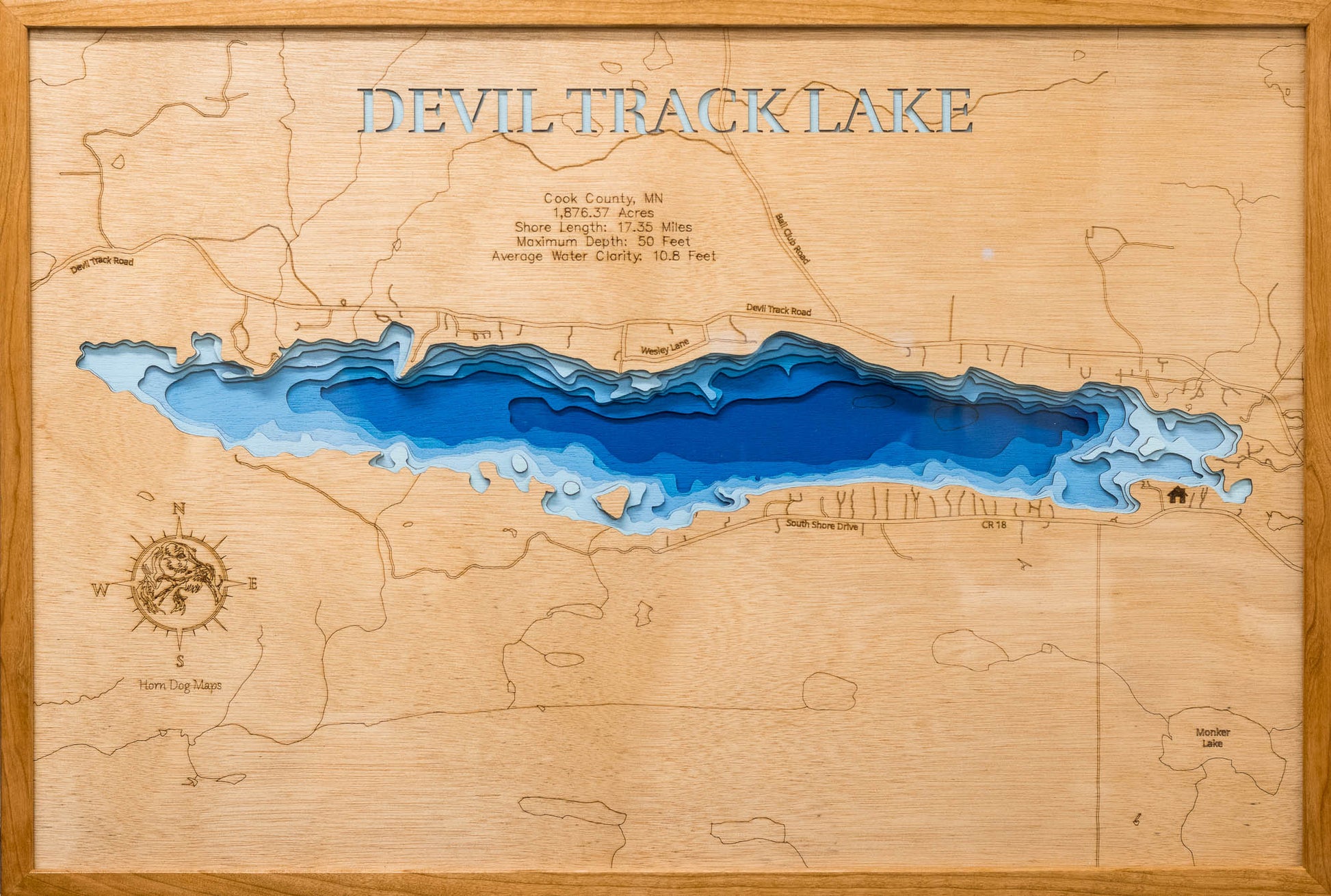 Devil Track Lake in Cook County, MN