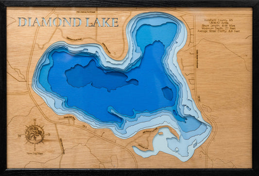 Diamond Lake in Kandiyohi County, MN