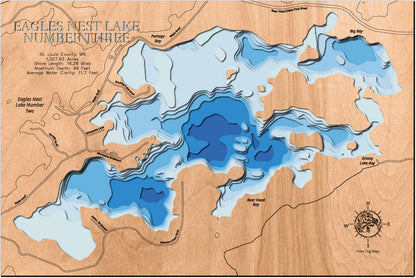 Eagles Nest Lake Number Three in St. Louis County, MN