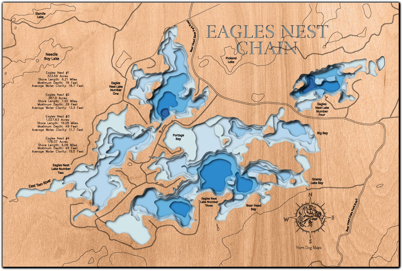 Eagle's Nest Chain of Lakes in St. Louis County, Minnesota