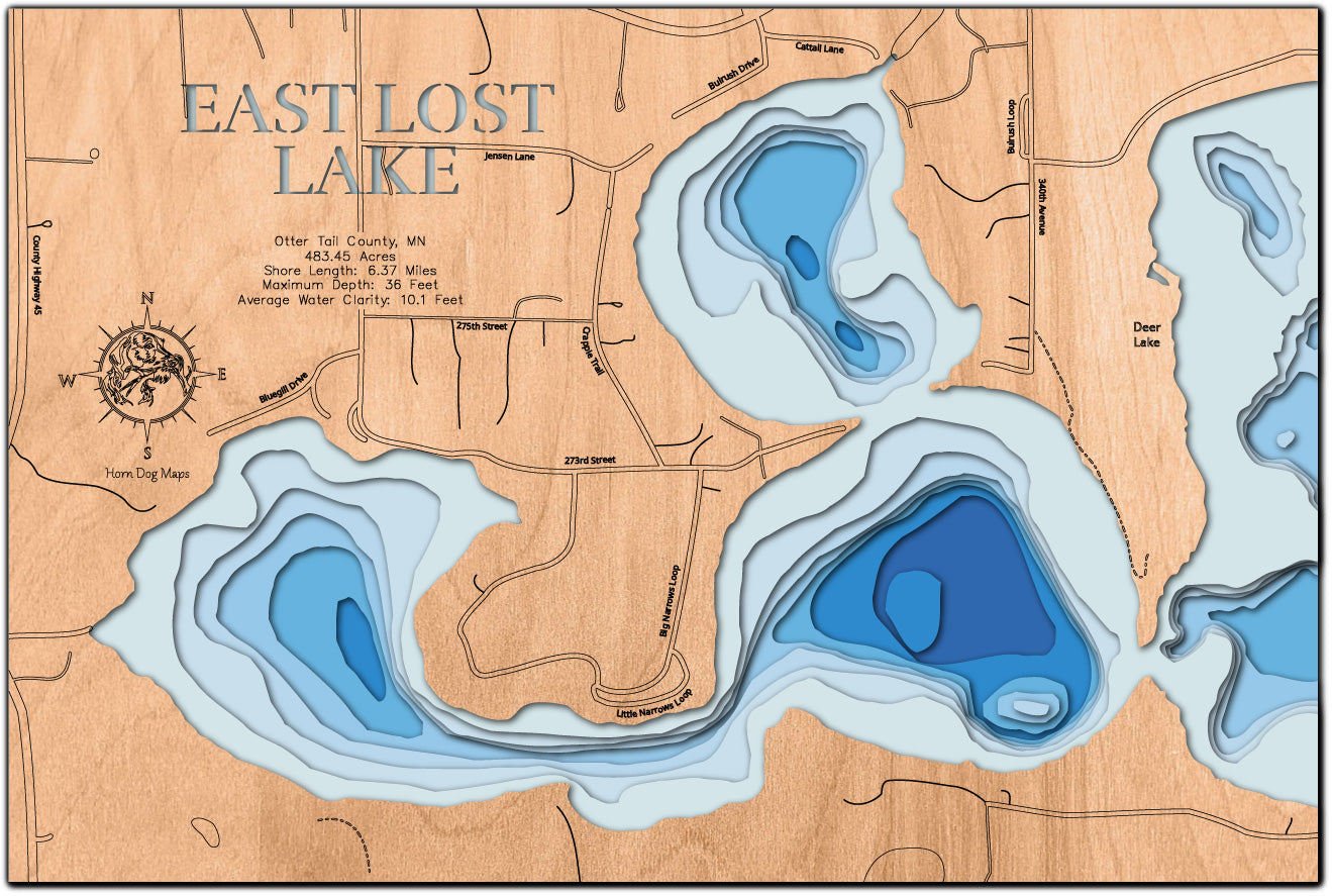 East Lost Lake in Otter Tail County, MN