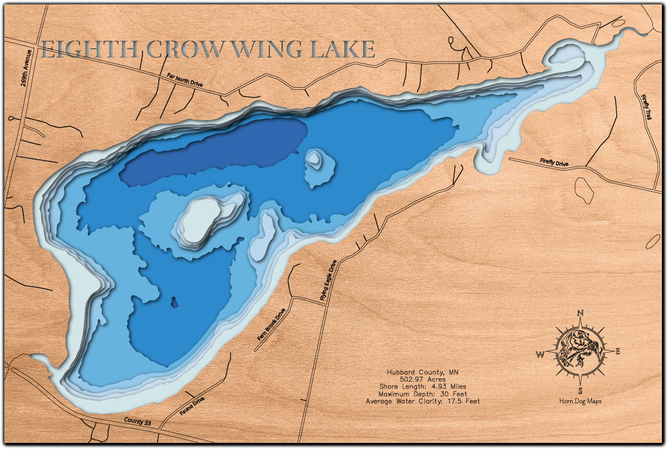 Eighth Crow Wing Lake in Hubbard County, MN