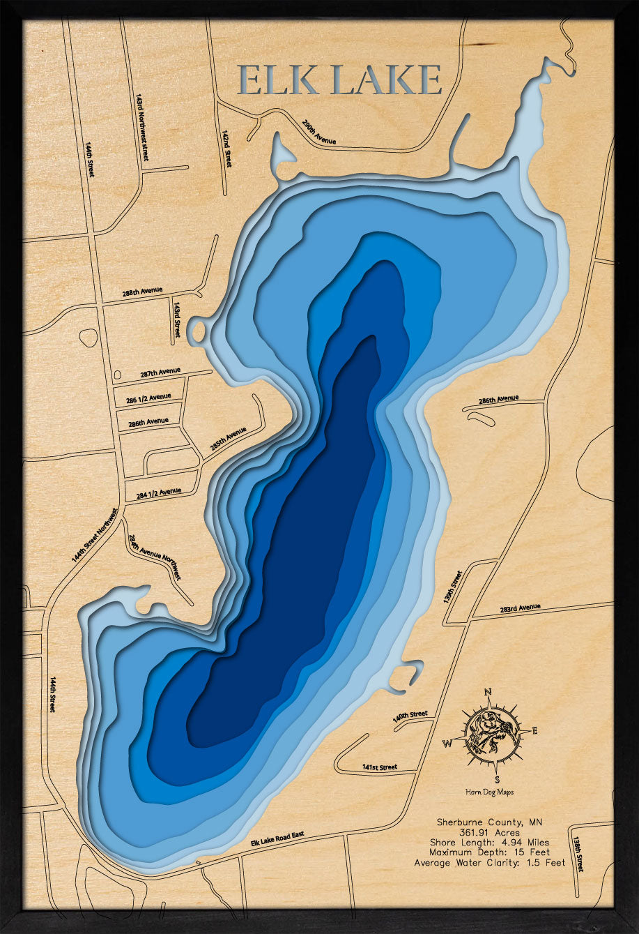 Elk Lake in Sherburne County, MN