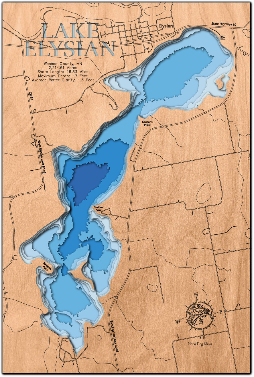 Lake Elysian in Waseca County, MN