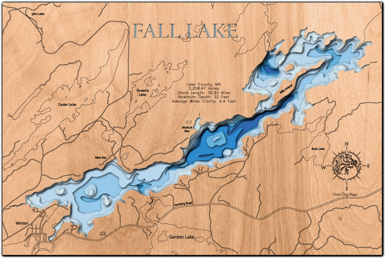 Fall Lake in Lake County, MN