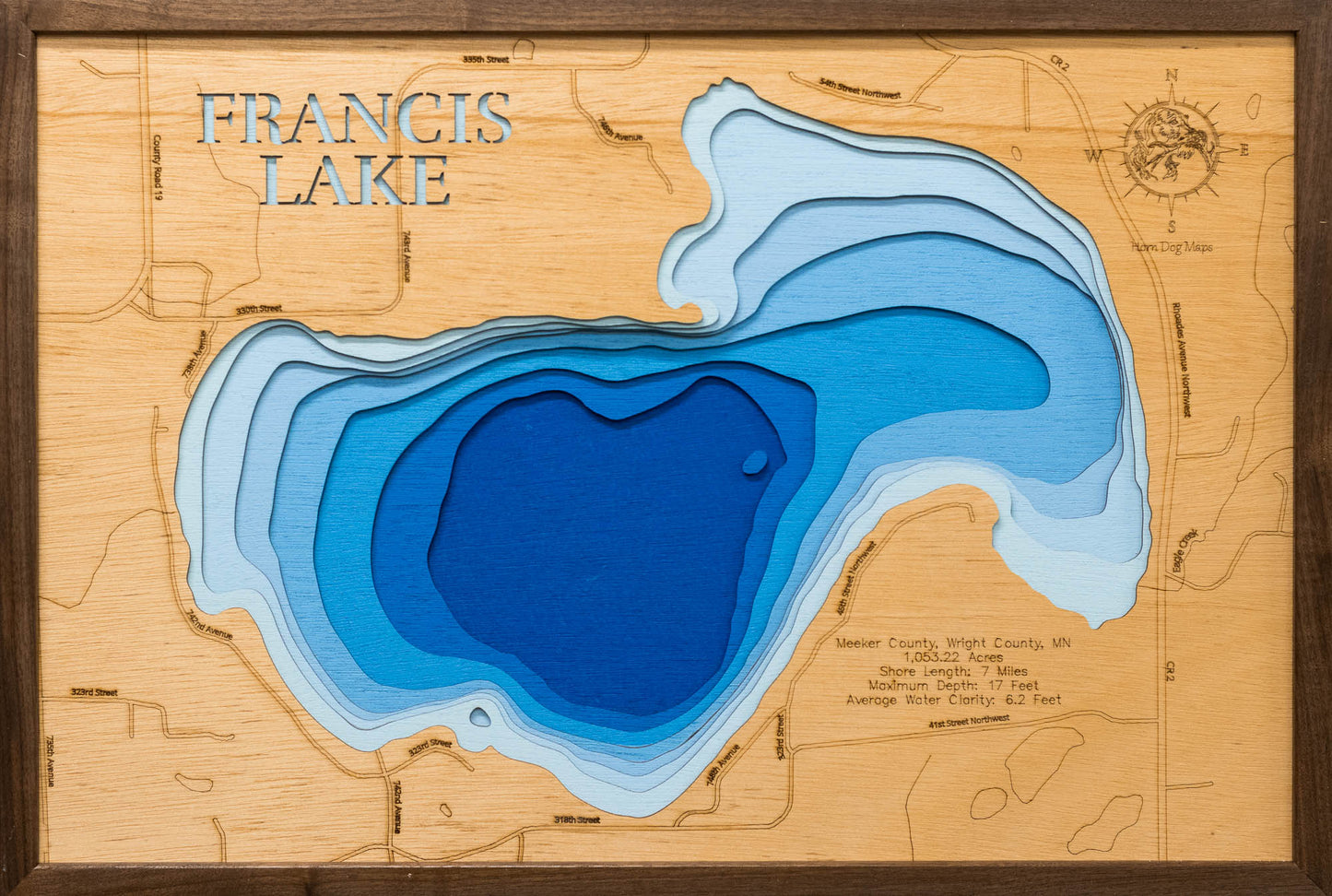Francis Lake in Meeker and Wright County, MN