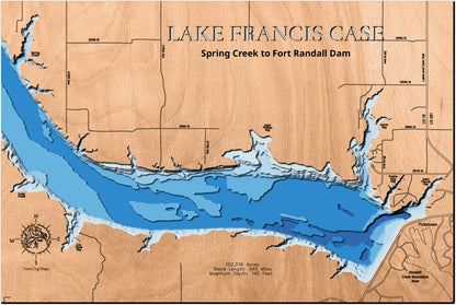 Lake Francis Case from Spring Creek to Fort Randall Dam, SD