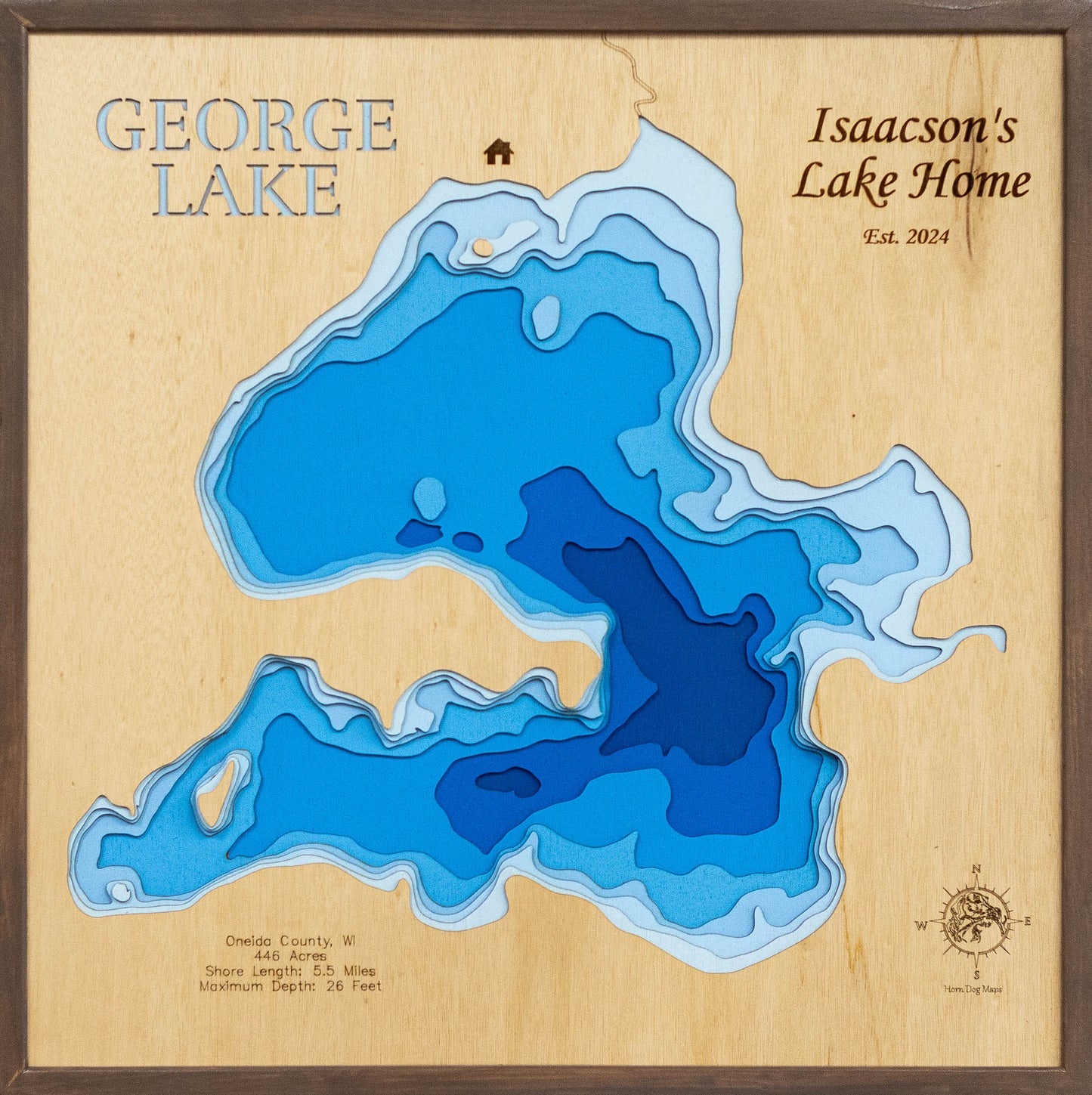 George Lake in Oneida County, WI