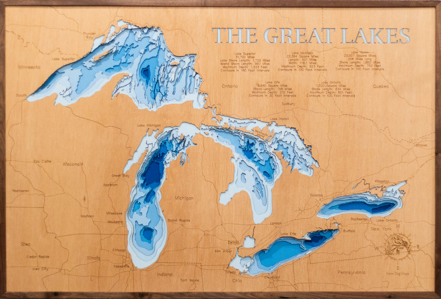 All 5 Great Lakes