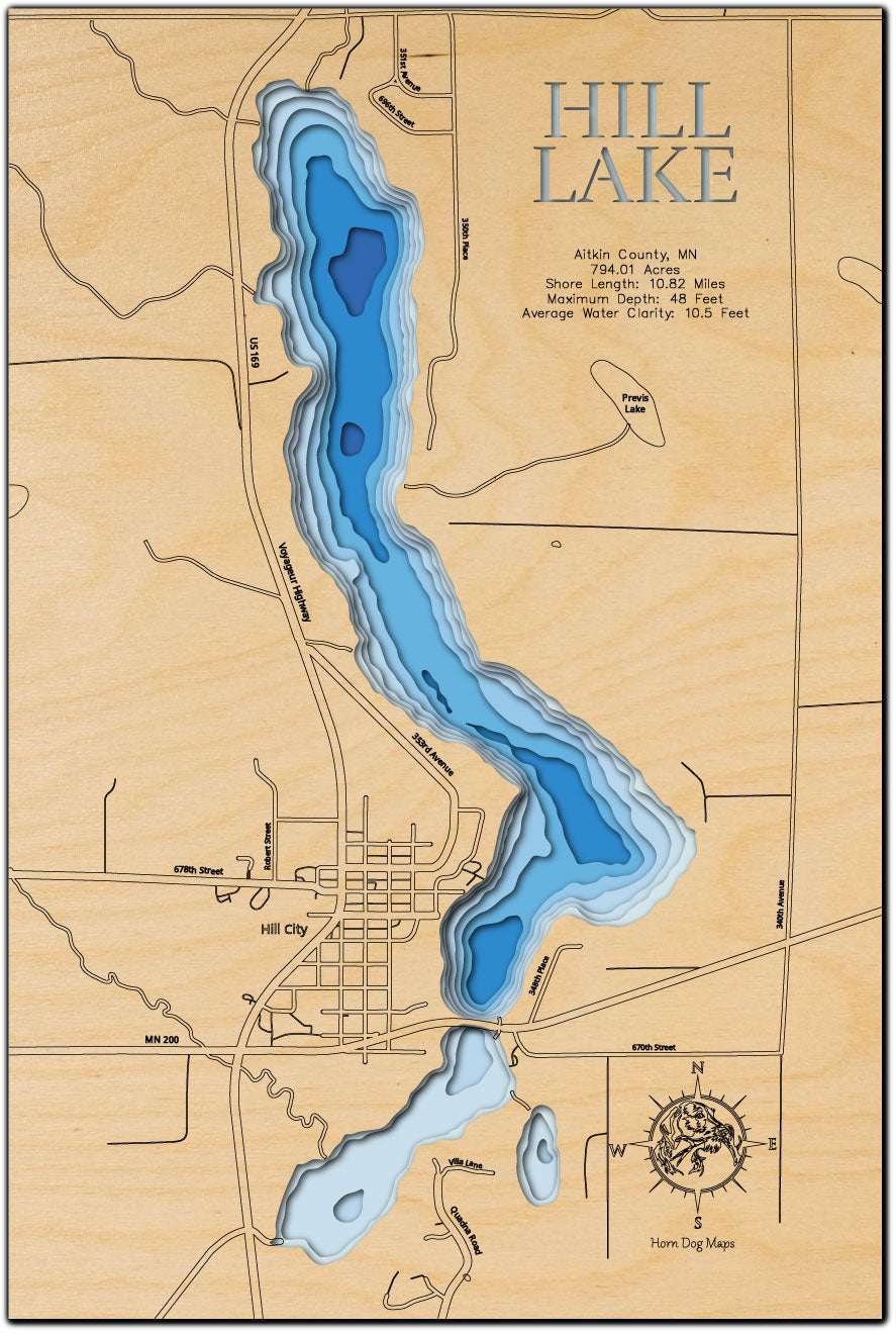 Hill Lake in Aitkin County, MN