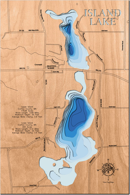 Island Lake in Carlton County, MN, Near Cromwell