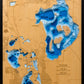 Lake Istokpoga, Lake June, and Lake Placid in Highlands County, FL