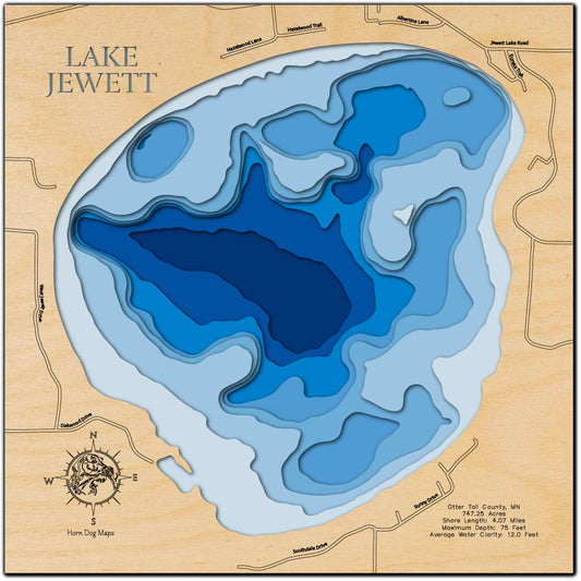 Jewett Lake in Otter Tail County, MN