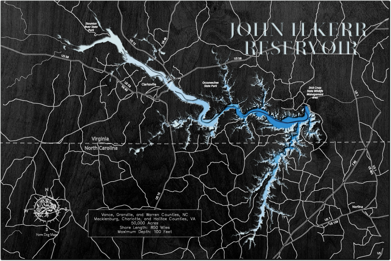 John H. Kerr Reservoir in Virginia and North Carolina