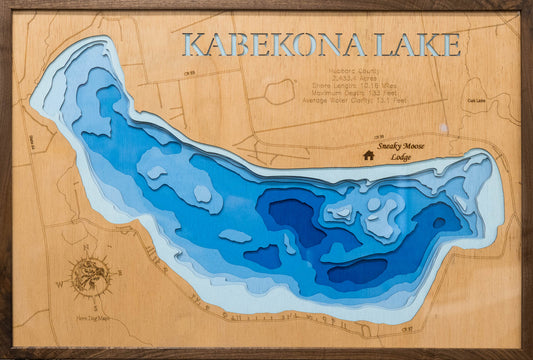 Kabekona Lake in Hubbard County, MN