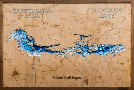 Namakan and Kabetogama Lake in St Louis County, MN