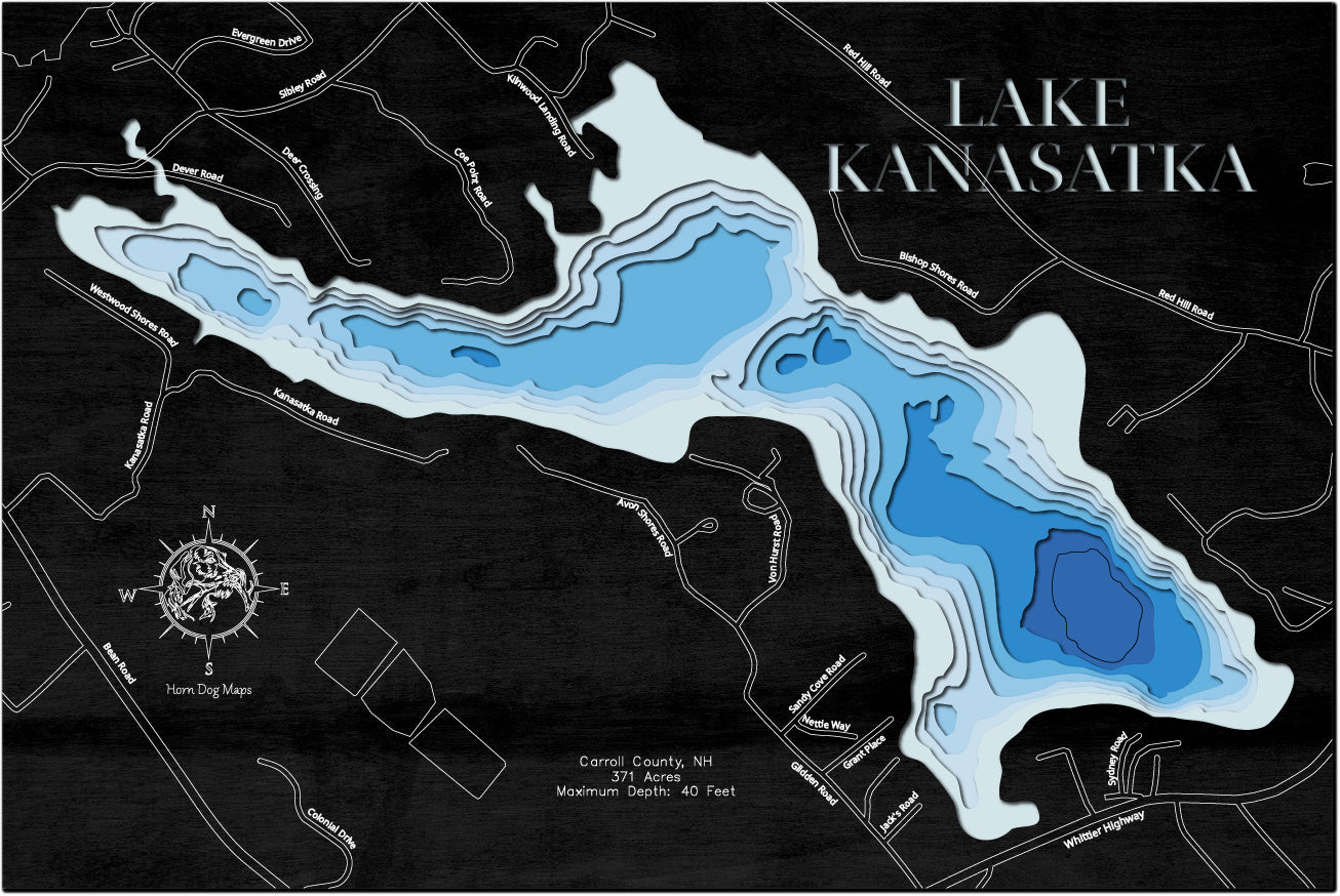 Lake Kanasatka in Carroll County, NH