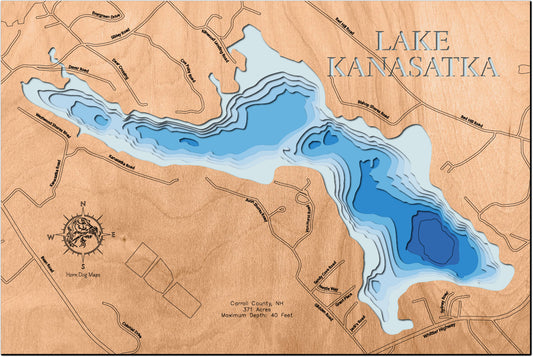 Lake Kanasatka in Carroll County, NH