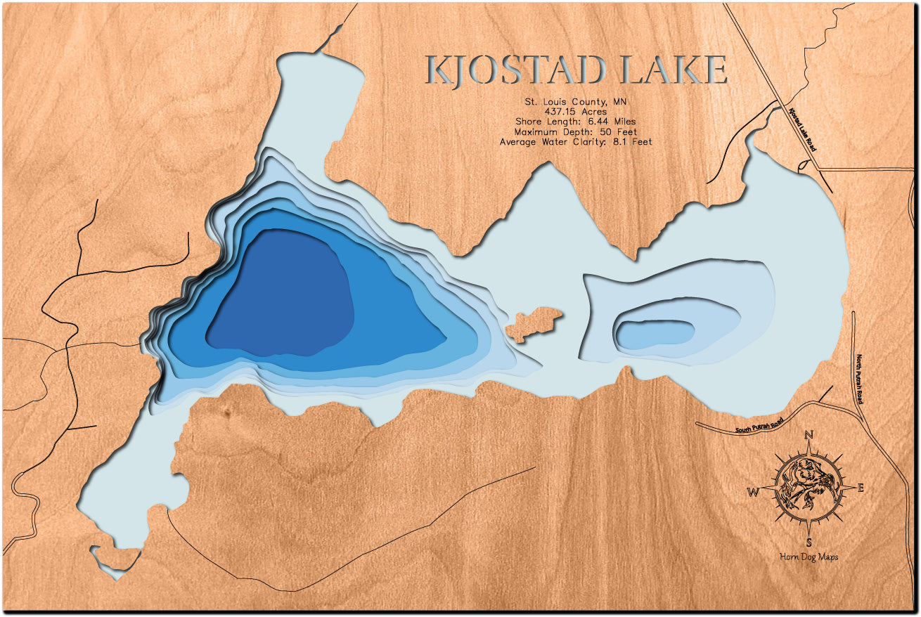 Kjostad Lake in St. Louis County, MN