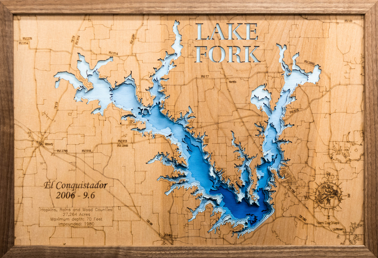 Lake Fork in Hopkins, Rain, and Wood County, Texas