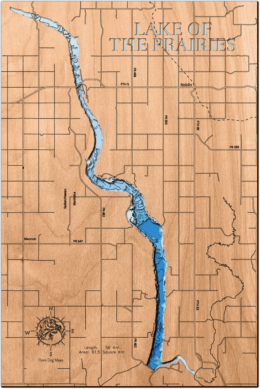 Lake of the Prairies in Manitoba and Saskatchewan