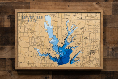 Lewisville Lake in Denton County, Texas