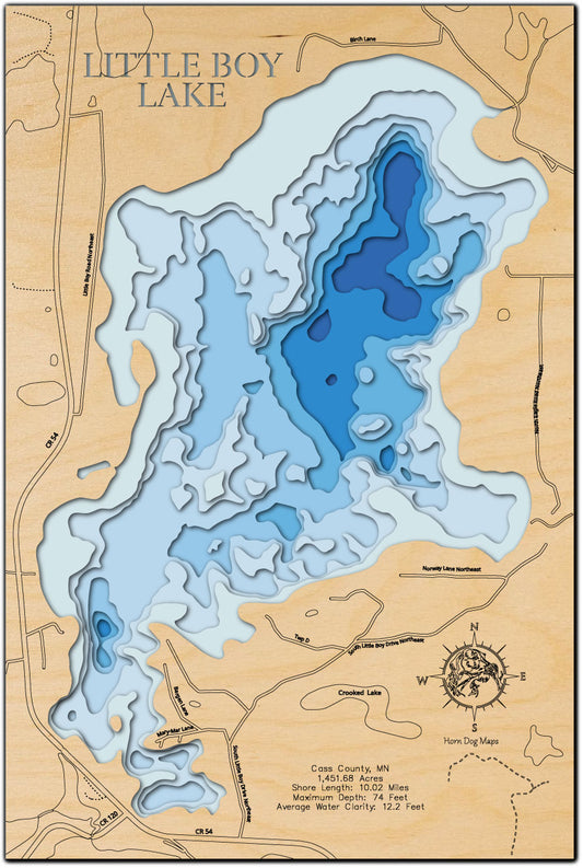 Little Boy Lake in Cass County, Minnesota