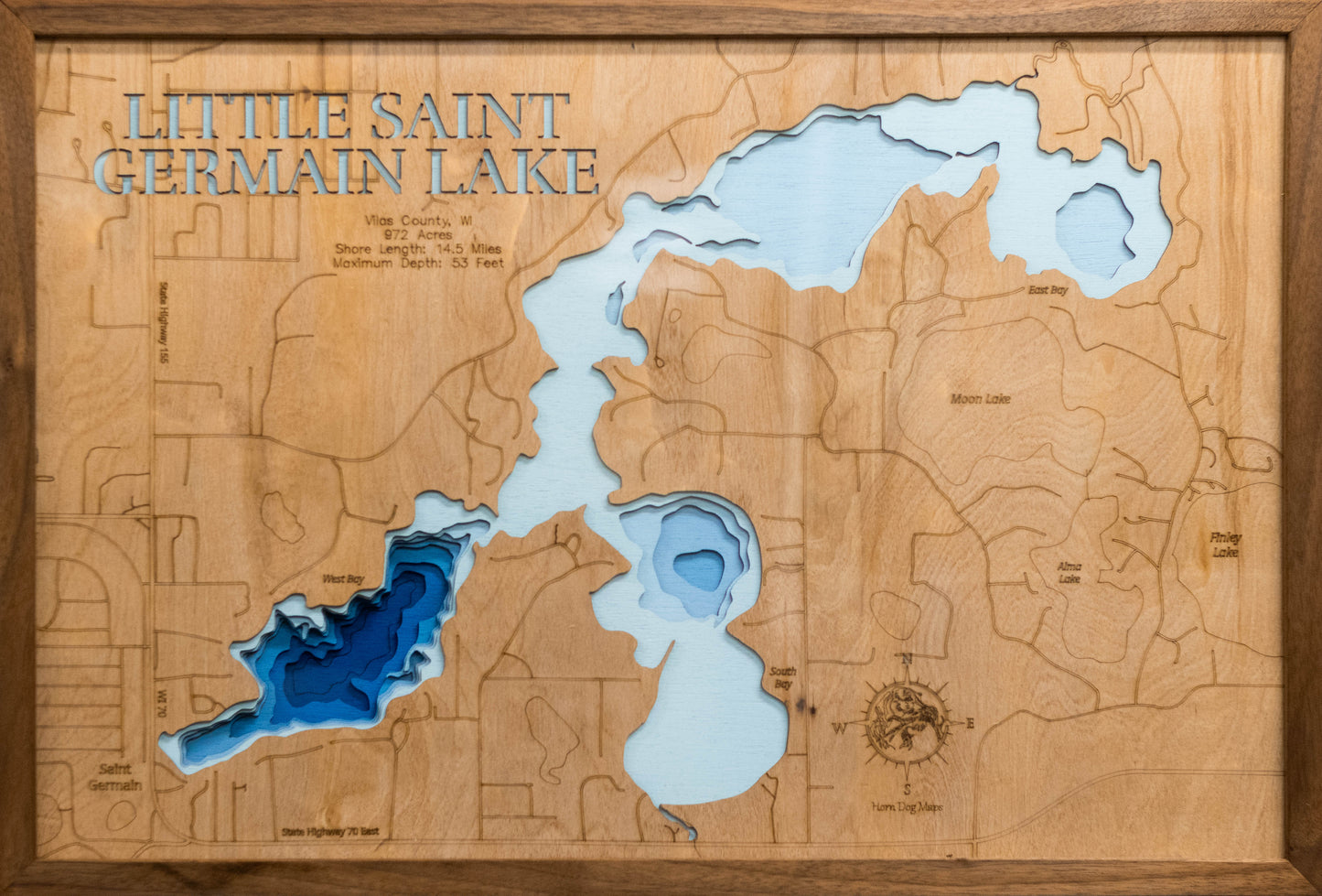 Little Saint Germain Lake in Vilas County, WI