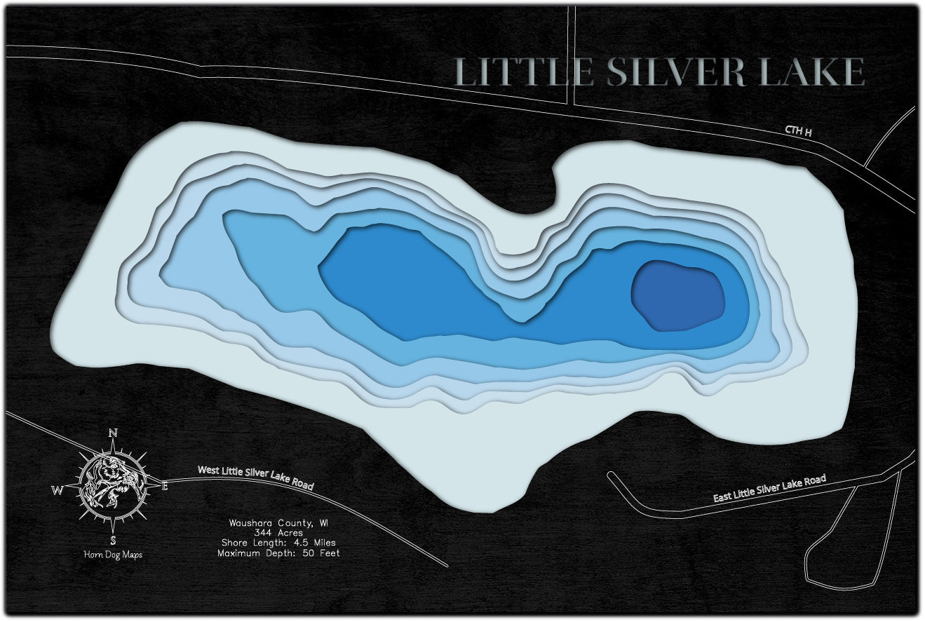 Little Silver Lake in Waushara County, WI