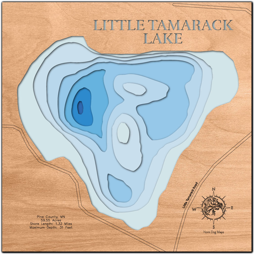 Little Tamarack Lake in Pine County, MN