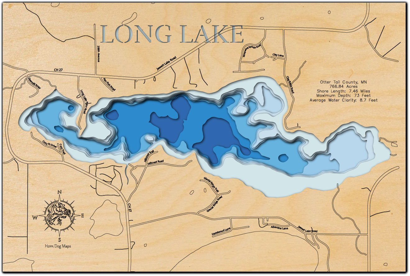 Long Lake in Otter Tail County, MN