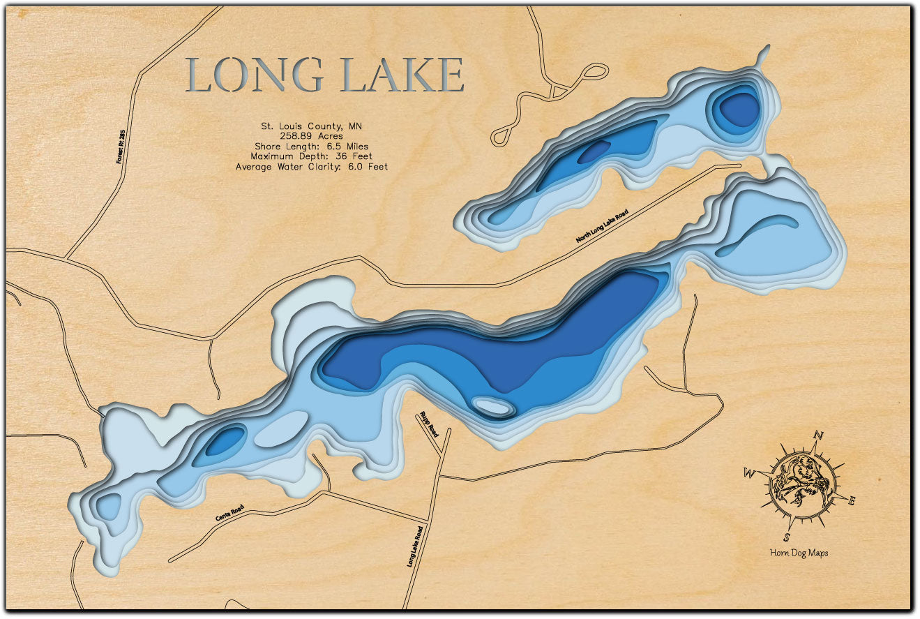 Long Lake in St. Louis County, MN