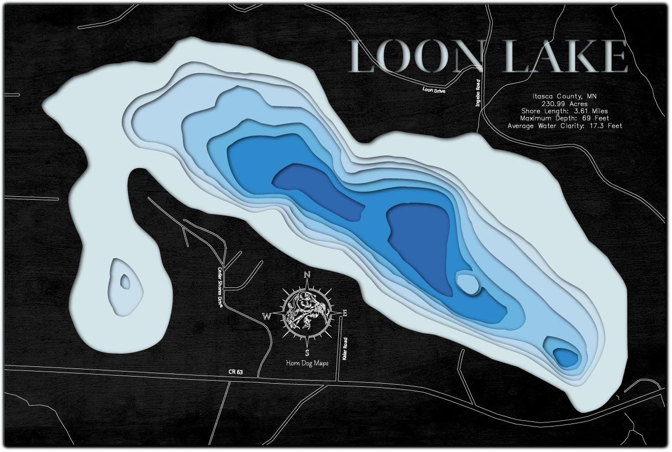 Loon Lake in Itsasca County, MN