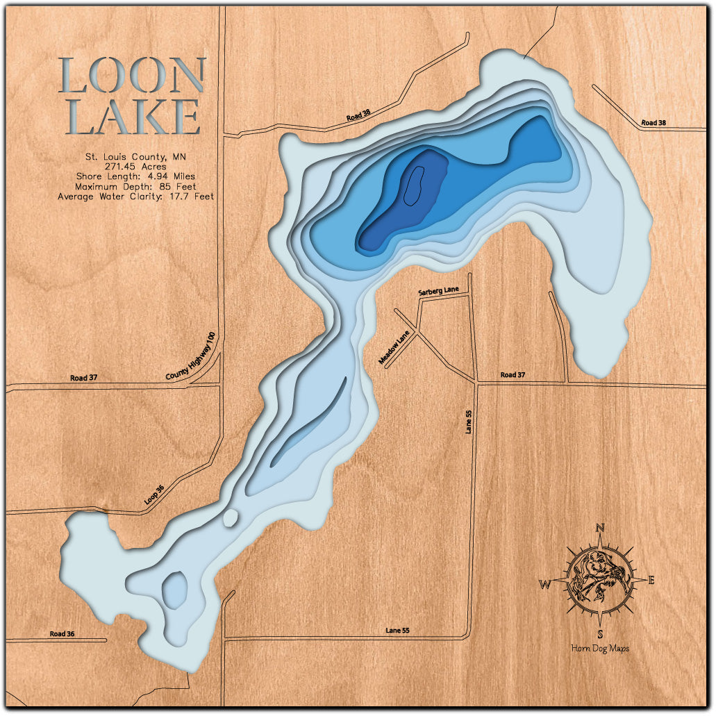 Loon Lake in St. Louis County, MN  