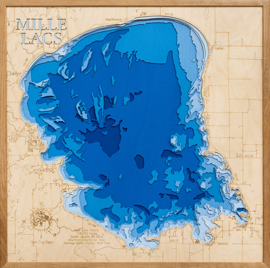 Mille Lacs Lake in Mille Lacs County, MN