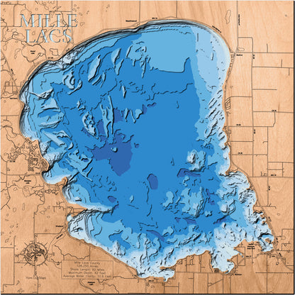 HD -  Mille Lacs Lake in Mille Lacs County, M