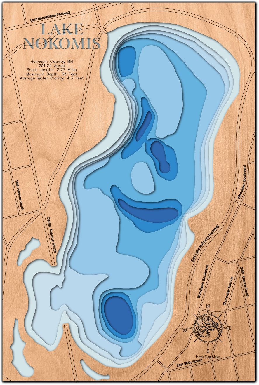 Lake Nokomis in Hennepin County, Minnesota