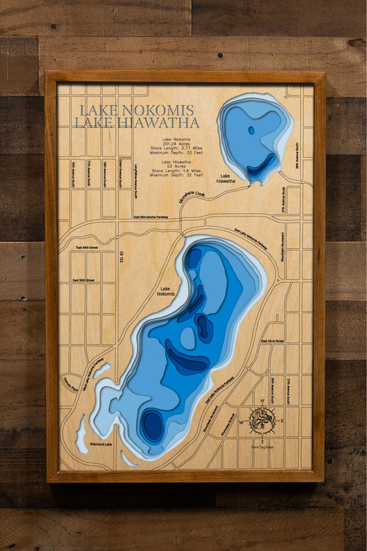 Nokomis and Hiawatha (Hennepin)